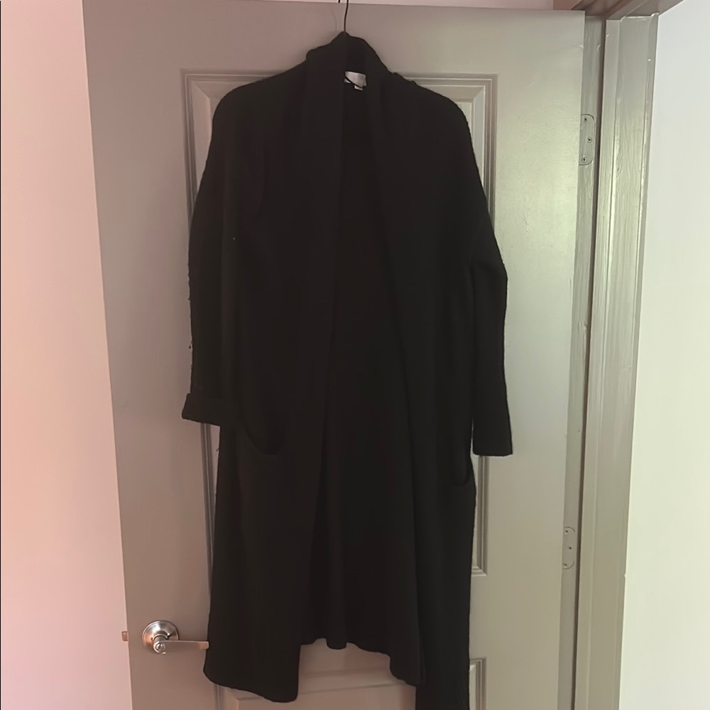 Black Long Cardigan